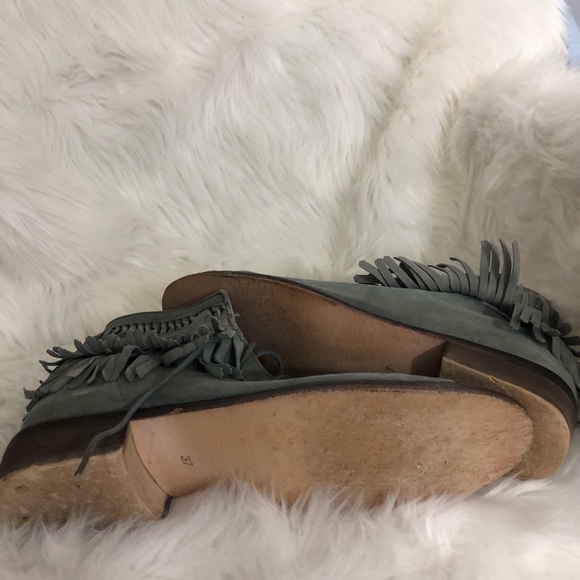 Free People Firefly Lace Up Fringe Sandal, 37 - Picture 5 of 8